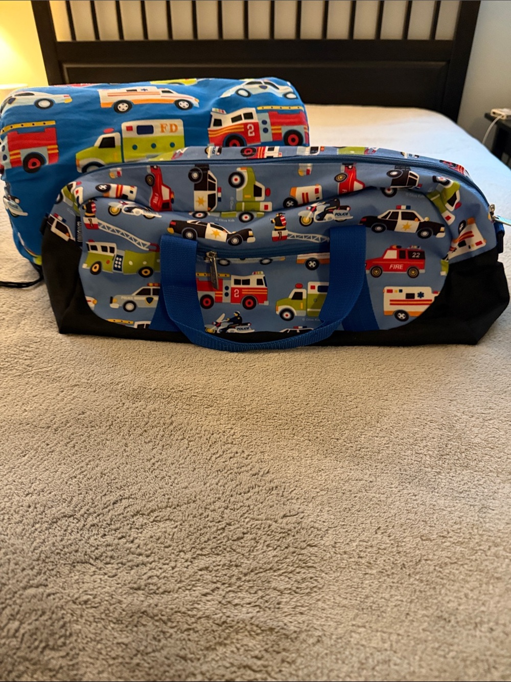 Olive Kids / Wildkin Duffel (Overnight) Bag & Sleeping Bag